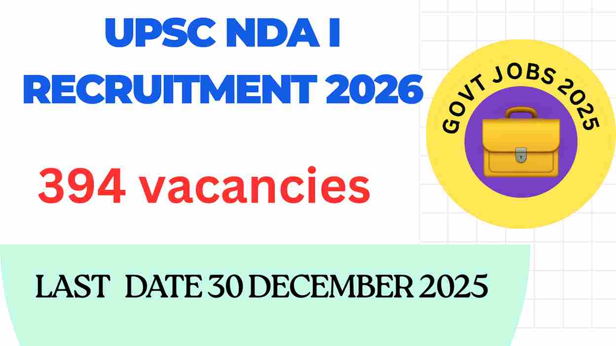 UPSC NDA I 2026