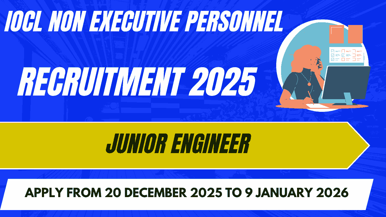IOCL Non Executive Personnel Recruitment 2025