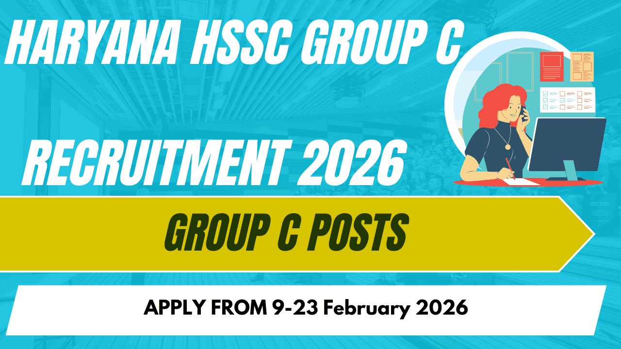 Haryana HSSC Group C Recruitment 2026