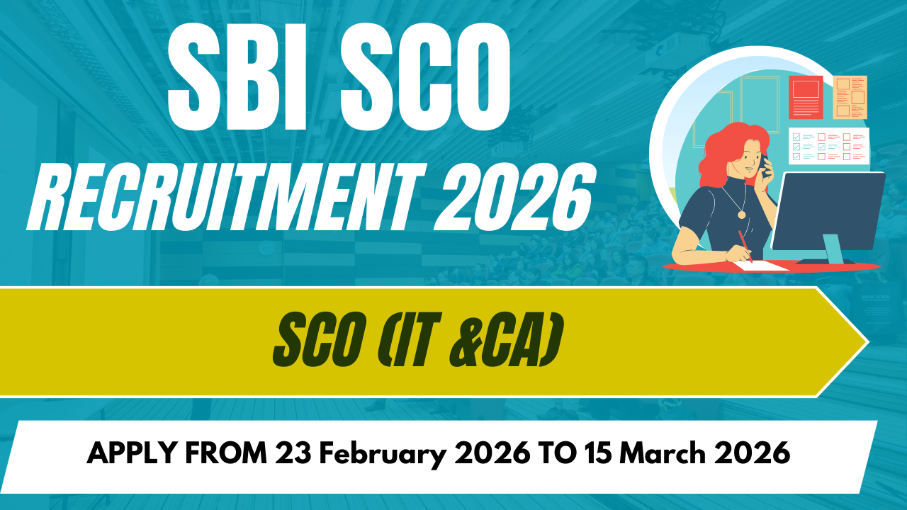 SBI SCO Recruitment 2026