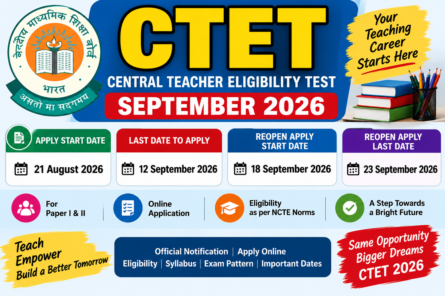 CTET September 2026
