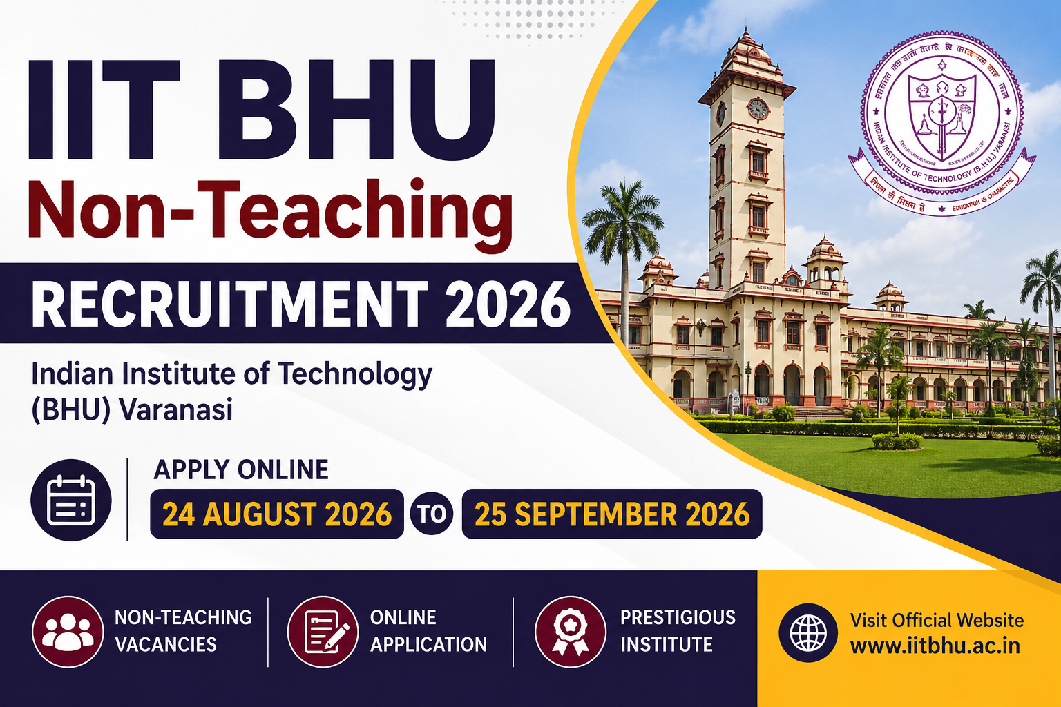 IIT BHU Non-Teaching Recruitment 2026