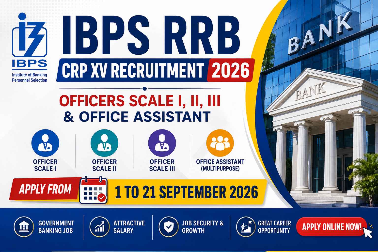 IBPS RRB CRP XV Recruitment 2026